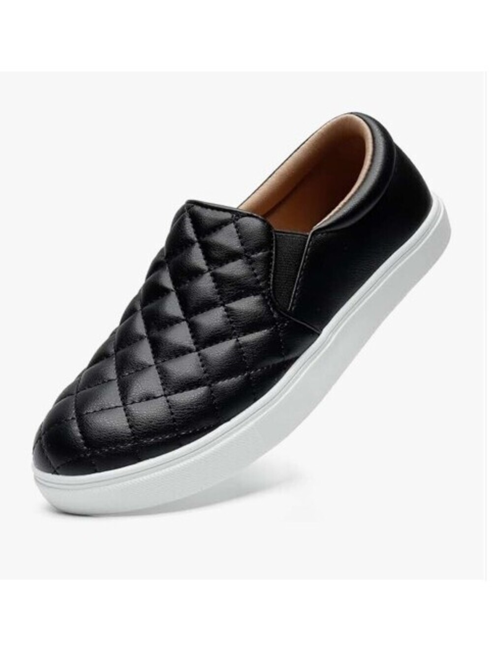 Steve Madden Black Leather Sneakers